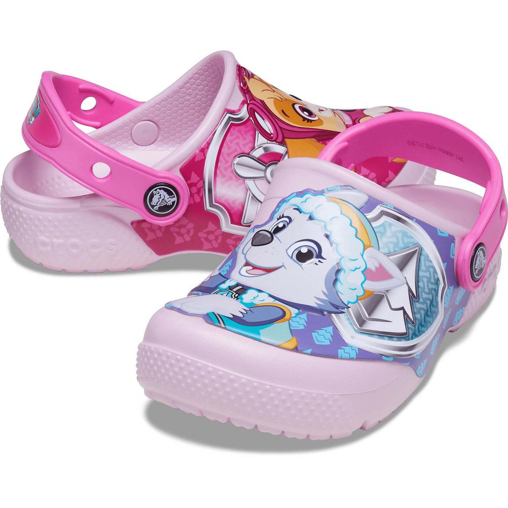 Sabots Crocs Fun Lab Paw Patrol™ Patch Garcon Rose | France 1403NWYB